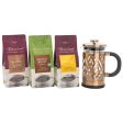 Teeccino Chicory Herbal Coffee Starter Kit w  French Press Online Sale