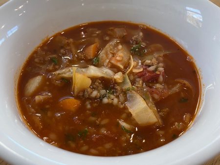 Inside-Out Cabbage Roll Soup* Online