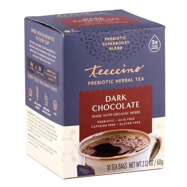 Dark Chocolate Prebiotic SuperBoost Herbal Tea Online Hot Sale