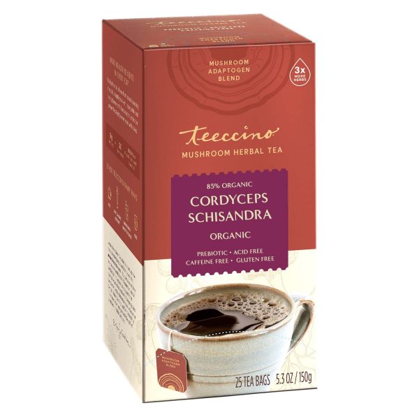 Cordyceps Schisandra Cinnamon Berry Mushroom Herbal Tea Online