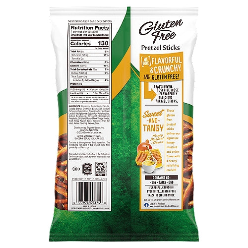 Gluten-Free Honey Mustard Pretzel Sticks Hot on Sale