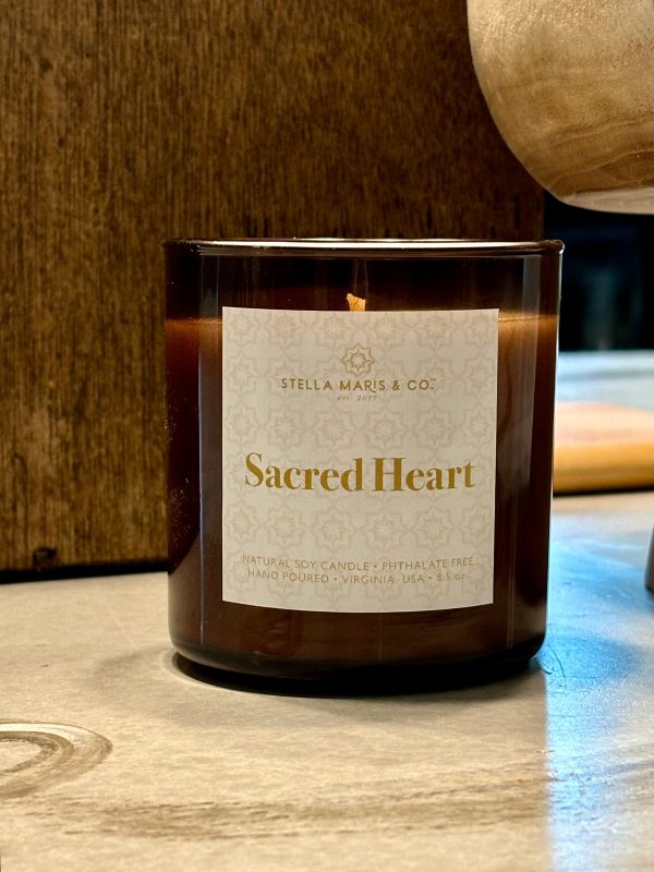 Sacred Heart Candle on Sale