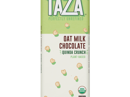 Oat Milk Chocolate Bar - Quinoa Crunch For Sale