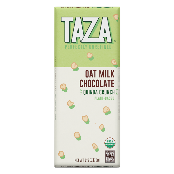 Oat Milk Chocolate Bar - Quinoa Crunch For Sale