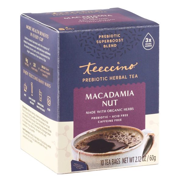 Macadamia Nut Prebiotic SuperBoost Herbal Tea Supply