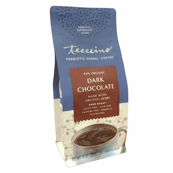 Dark Chocolate Prebiotic SuperBoost Herbal Coffee Hot on Sale