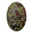 Dragon Blood Jasper Palm Stone For Sale