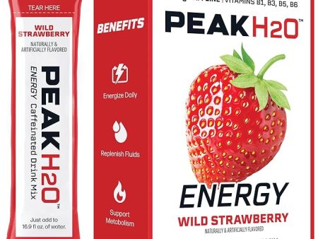 Zero Sugar Peak Hydration Energy Singles (Strawberry) Cheap