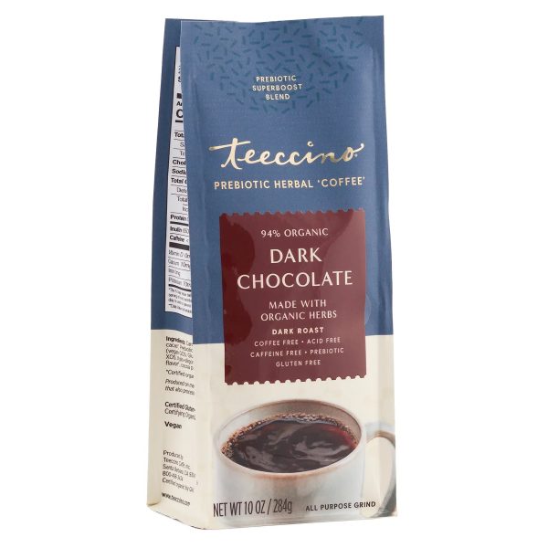 Dark Chocolate Prebiotic SuperBoost Herbal Coffee Hot on Sale