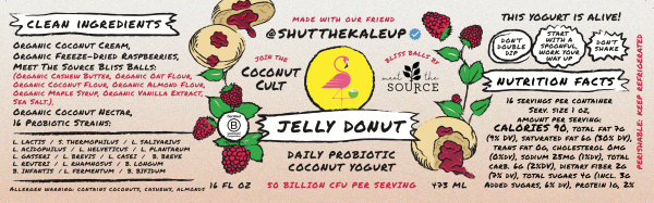 Jelly Donut Coconut Yogurt - 2 pack Online Sale