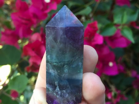 Rainbow Fluorite Point | 2  Tall Online now