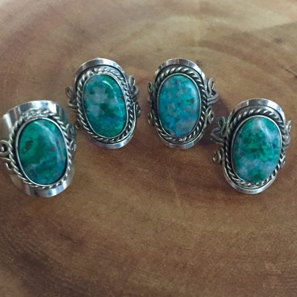 Chrysocolla Crystal Ring Online Hot Sale