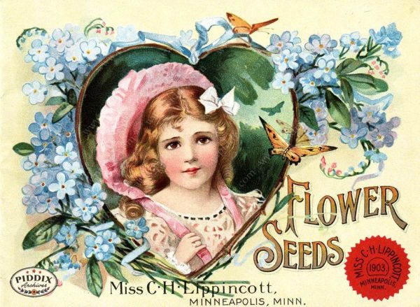 PDXC1549 -- Flower Seed Catalogs Fashion