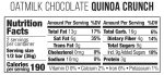 Oat Milk Chocolate Bar - Quinoa Crunch For Sale