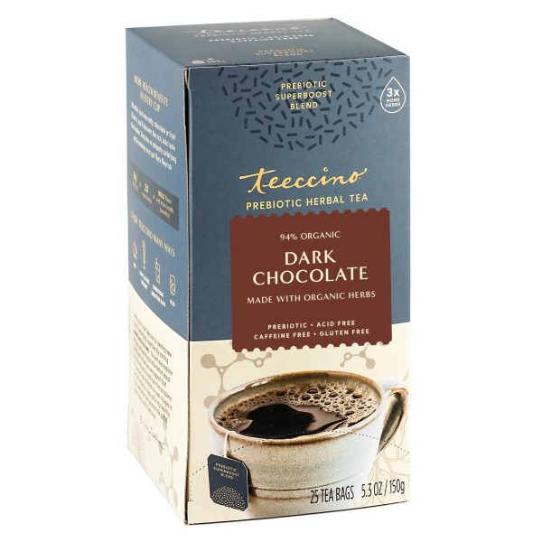 Dark Chocolate Prebiotic SuperBoost Herbal Tea Online Hot Sale