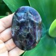 Chevron Amethyst Palm Stone For Cheap