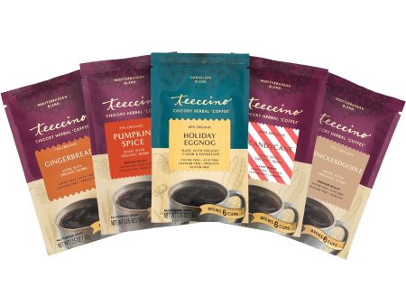 Holiday Flavors Herbal Coffee Sampler on Sale