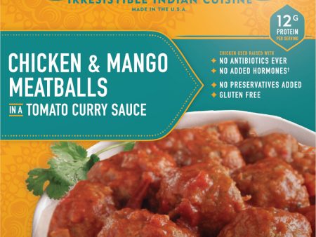 Chicken & Mango Meatballs in a Tomato Curry Sauce Online now