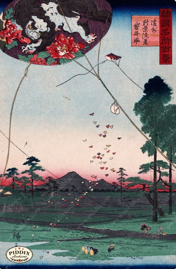 PDXC1072 -- Japanese Woodblocks 1850s Online Hot Sale