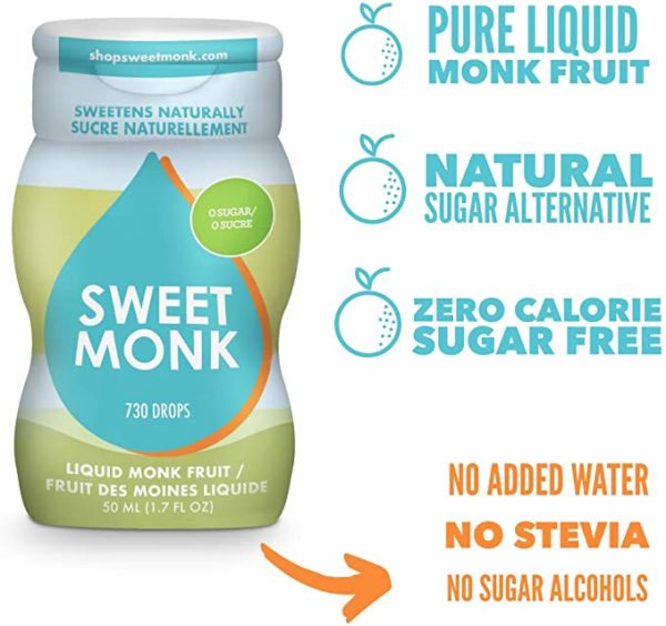 Liquid Monk Fruit Sweetener Online now