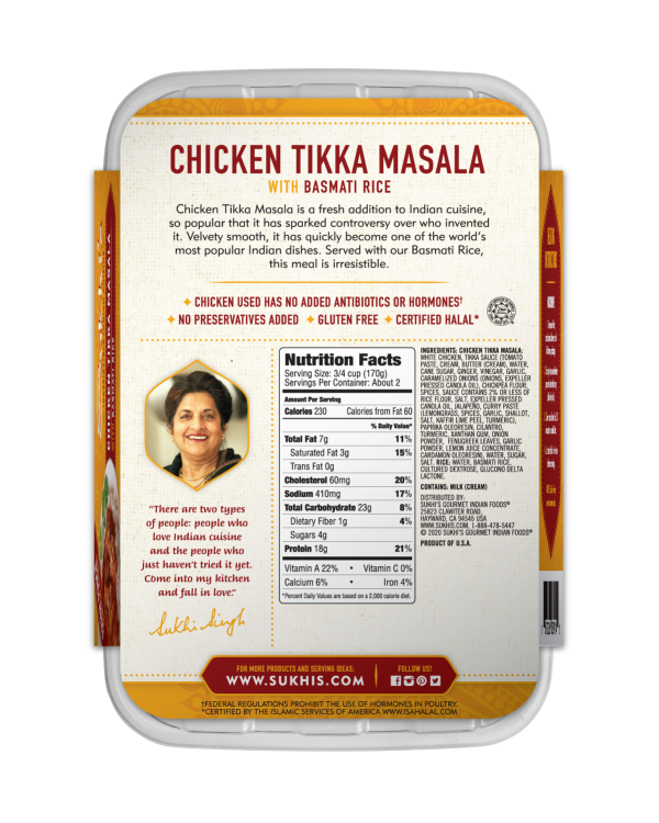 Chicken Tikka Masala with Basmati Rice Meal Online Sale