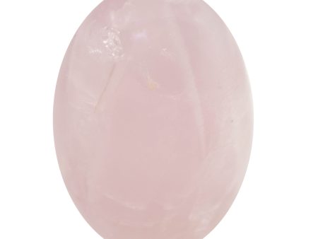 Rose Quartz - Large Oval Polished Stone For Discount