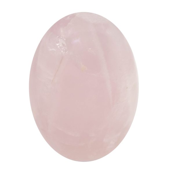 Rose Quartz - Large Oval Polished Stone For Discount