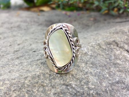 Mother of Pearl Ring Online now