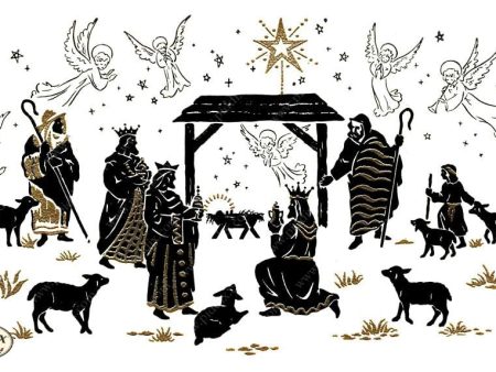 PDXC9936 -- Christmas Manger, Wise Men, Virgin Mary Online Hot Sale