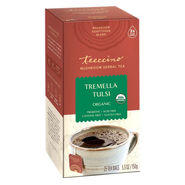 Tremella Tulsi Cardamom Mushroom Herbal Tea For Sale