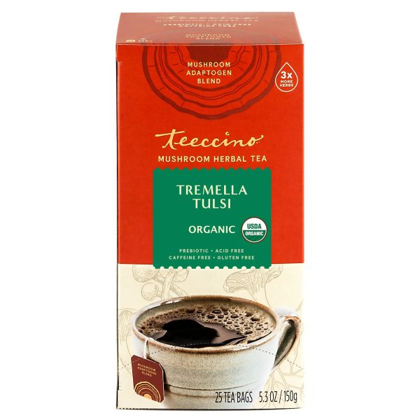 Tremella Tulsi Cardamom Mushroom Herbal Tea For Sale