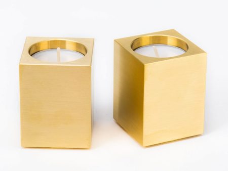 JFM square large votive pair Hot on Sale