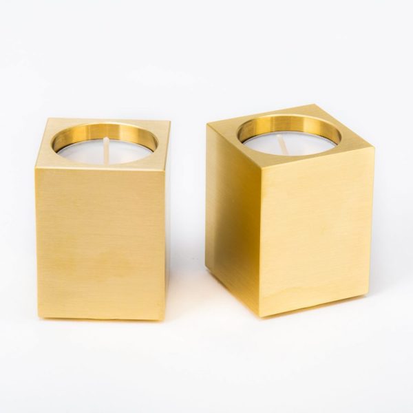 JFM square large votive pair Hot on Sale