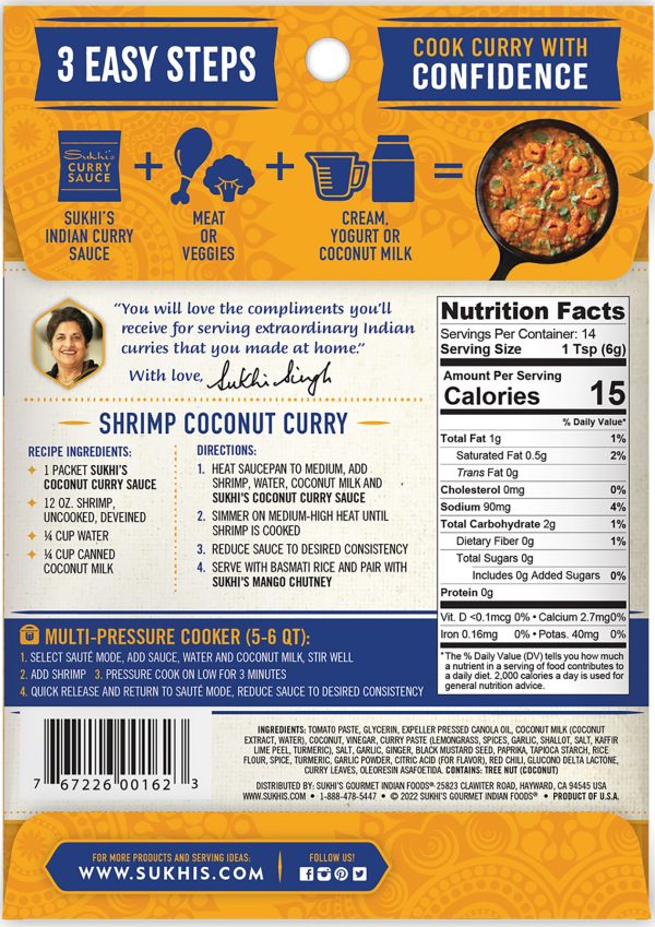 Coconut Curry Indian Curry Sauce Hot on Sale