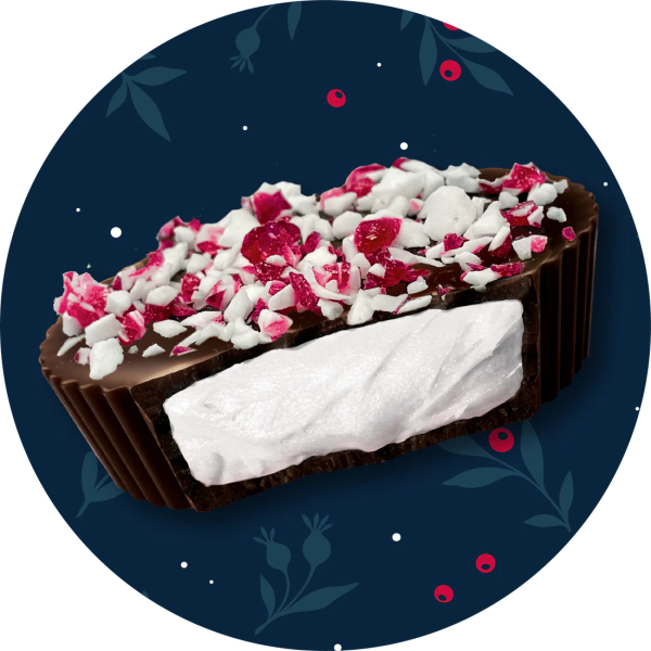 Dark Chocolate Peppermint Cup Hot on Sale