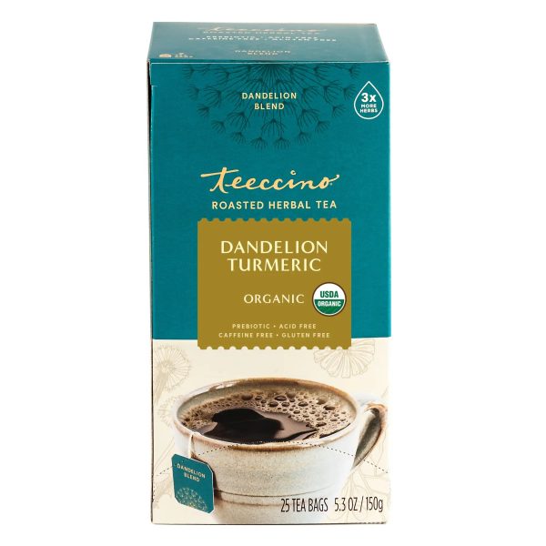 Dandelion Turmeric Roasted Herbal Tea on Sale