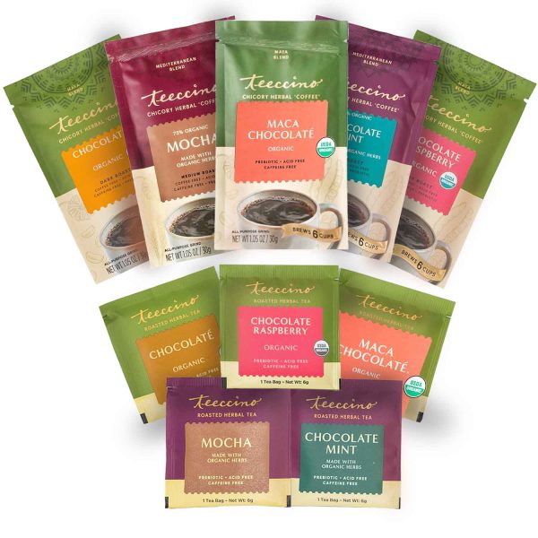 Chocolate Blends Sampler Coffee + Tea Hot on Sale