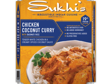 Chicken Coconut Curry with Basmati Rice Meal Hot on Sale