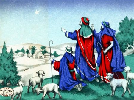 PDXC4648a -- Christmas Manger, Wise Men, Virgin Mary Online Hot Sale