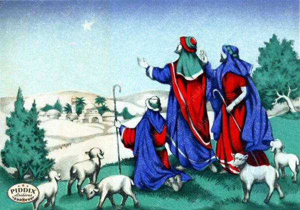 PDXC4648a -- Christmas Manger, Wise Men, Virgin Mary Online Hot Sale