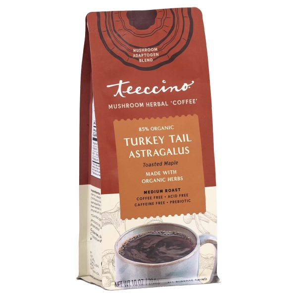 Turkey Tail Astragalus Toasted Maple Mushroom Herbal Coffee For Cheap