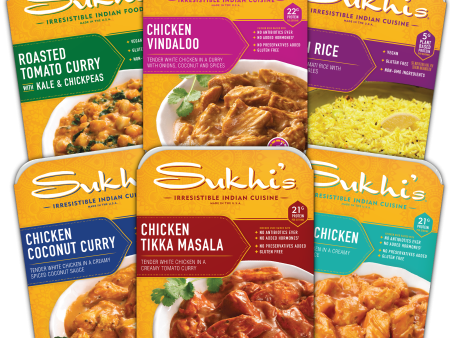 Indian Food Sampler Bundle - 6 Pack Fashion