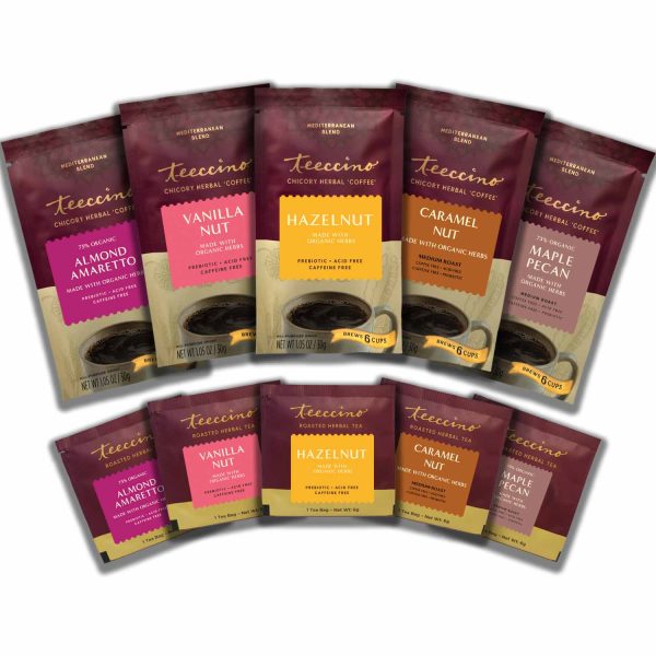 Nut Blends Herbal Coffee & Tea Sampler Cheap