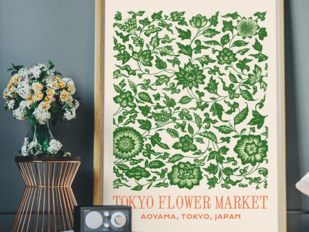 Flower Market Print - Tokyo Online