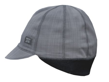 HEATHER ASPHALT GREY _blk label softshell BELGIAN CAP For Sale