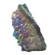 Rainbow Aura Amethyst Crystal Cluster Supply