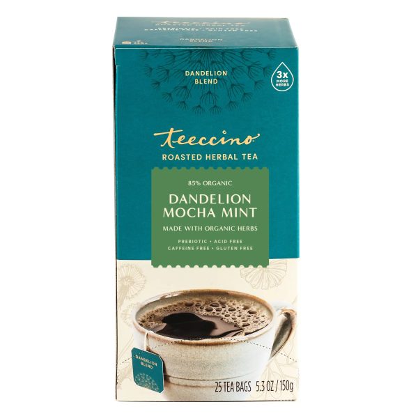 Dandelion Mocha Mint Roasted Herbal Tea Online Hot Sale