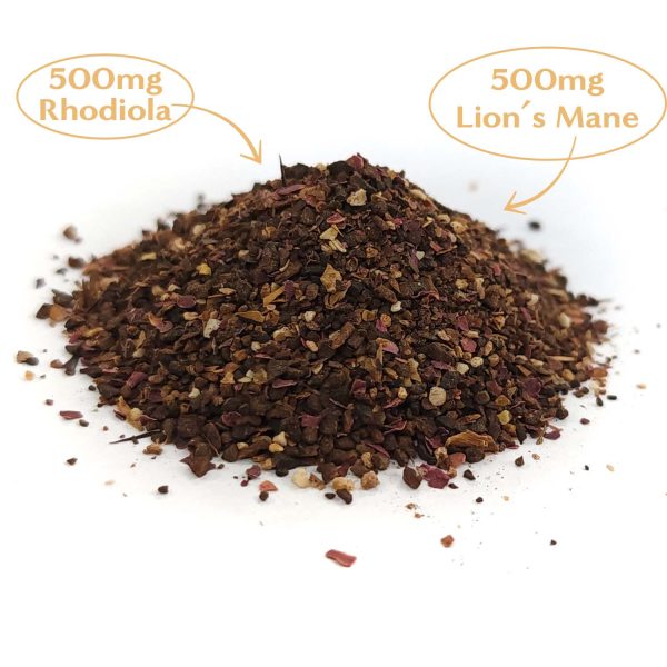 Lion s Mane Rhodiola Rose Mushroom Herbal Coffee Discount