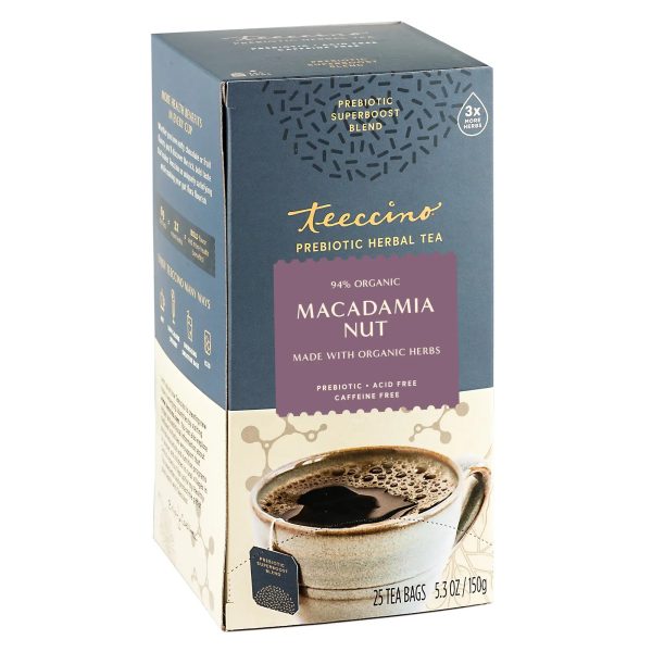 Macadamia Nut Prebiotic SuperBoost Herbal Tea Supply