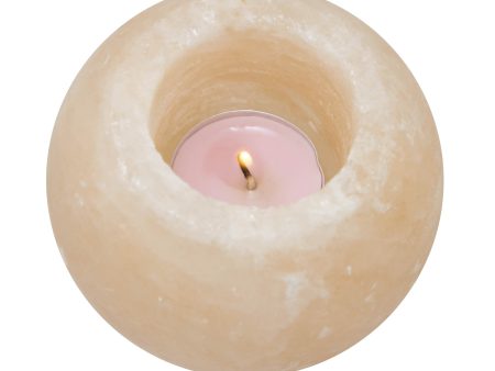 Himalayan Rock Salt Candle Holder Hot on Sale